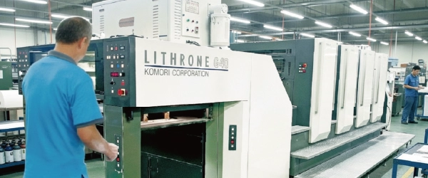 2022年引進 KOMORI G40全配備印刷機